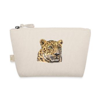 Cheetah Watercolor - Organic Pouch - nature - Front