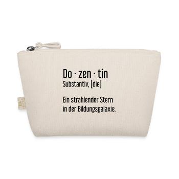 Dozentin Dozentinnen Schule Pädagogin Unterricht - Bio-Täschchen - Natur - Vorne