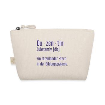 Dozentin Dozentinnen Schule Pädagogin Unterricht - Bio-Täschchen - Natur - Vorne