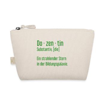 Dozentin Dozentinnen Schule Pädagogin Unterricht - Bio-Täschchen - Natur - Vorne
