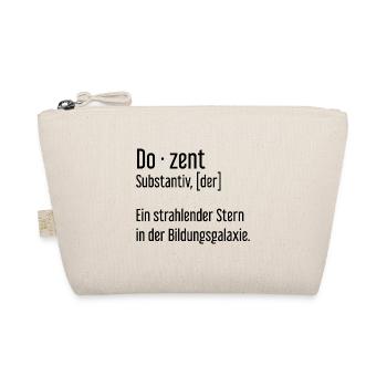 Dozent Dozenten Schule Pädagoge Unterricht - Bio-Täschchen - Natur - Vorne