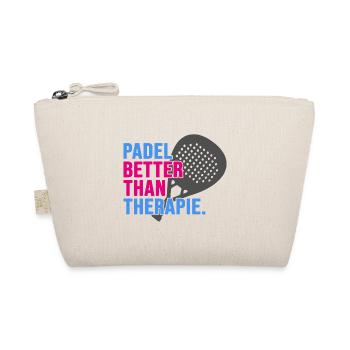 Padel padel tennis padel therapy padel tennis sport - Organic Pouch - nature - Front