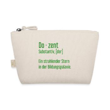 Dozent Dozenten Schule Pädagoge Unterricht - Bio-Täschchen - Natur - Vorne
