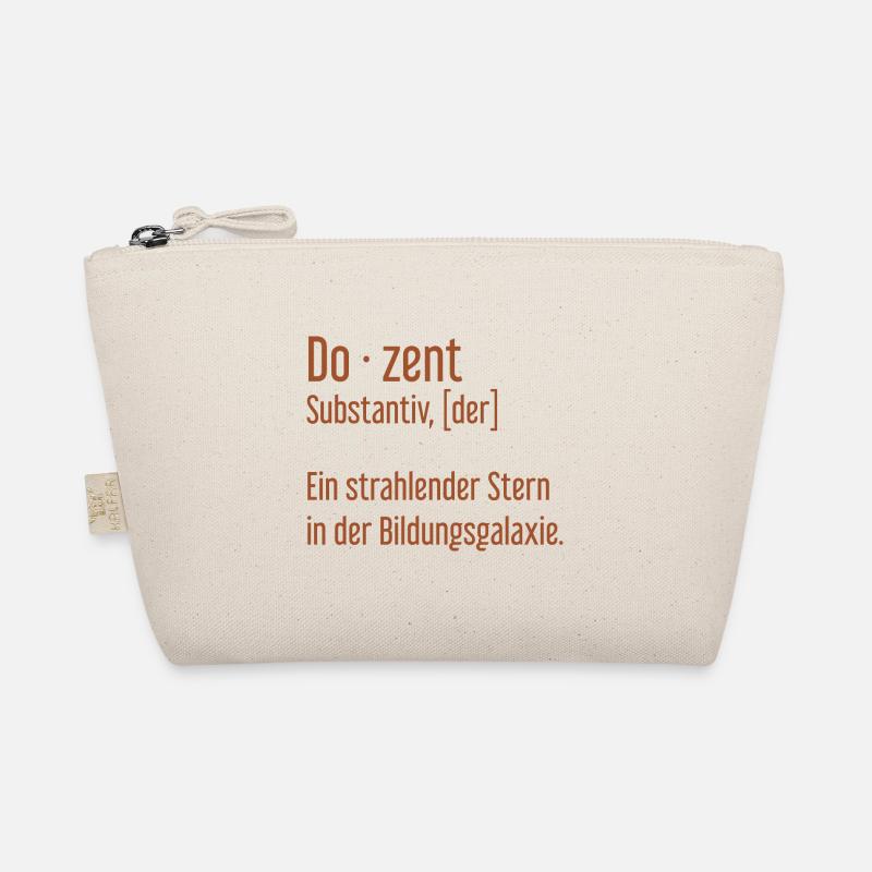 Dozent Dozenten Schule Pädagoge Unterricht - Bio-Täschchen - Natur