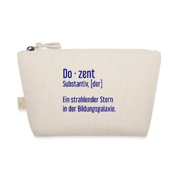 Dozent Dozenten Schule Pädagoge Unterricht - Bio-Täschchen - Natur - Vorne
