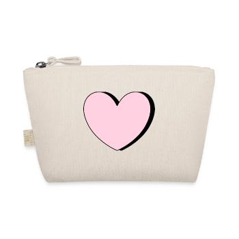 Cadeau Heart Pink pour la Saint-Valentin - Trousse biologique - nature - Devant