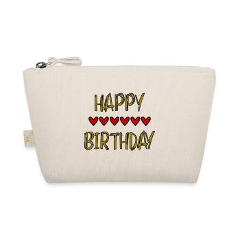 JAHRESTAG. ALLES GUTE ZUM GEBURTSTAG!. ALLES GUTE ZUM GEBURTSTAG!. - Bio-Täschchen - Natur - Vorne