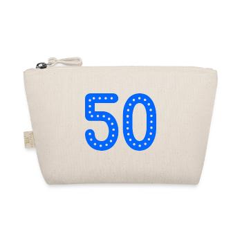 50. 50 JAHRE. 50-JÄHRIGES JUBILÄUM. 50-JÄHRIGES JUBILÄUM. - Bio-Täschchen - Natur - Vorne