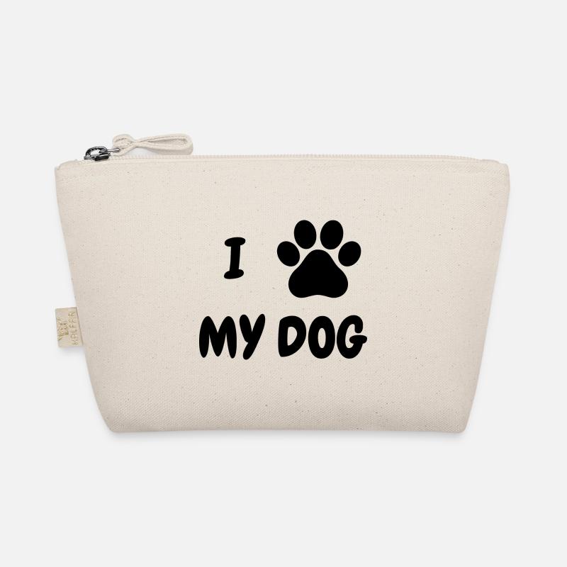 Dog Love - Bio-Täschchen - Natur