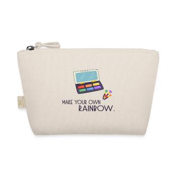 lgbt make up Rainbow color gay - Bio-Täschchen - Natur - Vorne