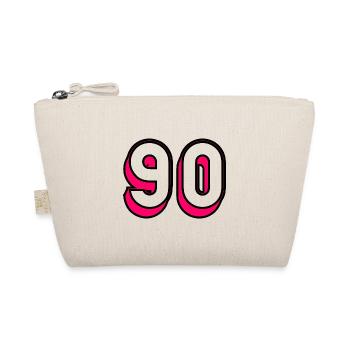 90. HAPPY BIRTHDAY. HAPPY BIRTHDAY - Organic Pouch - nature - Front