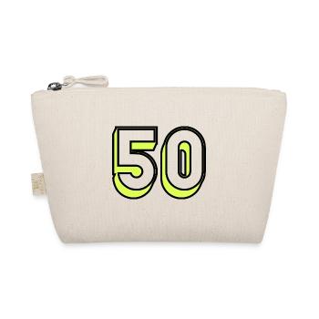 50 ANS. 50e ANNIVERSAIRE. ANNIVERSAIRE 50 ANS. 50 - Trousse biologique - nature - Devant