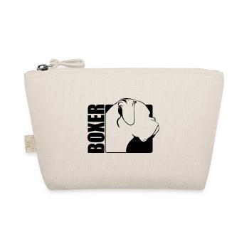 Boxer Profil Hund Hunde Wilsigns - Bio-Täschchen - Natur - Vorne