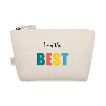 I AM THE BEST. MEILLEUR. HUMOUR. MESSAGE - Trousse biologique - nature - Devant