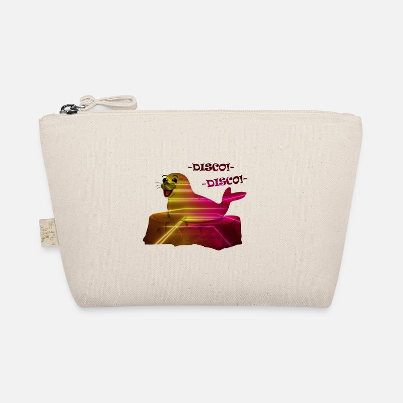 Disko Retro Seehund Bio-Täschchen