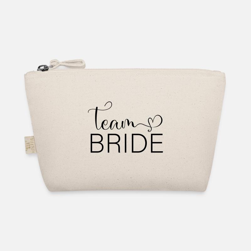 Team Bride Herz 2 Bio-Täschchen