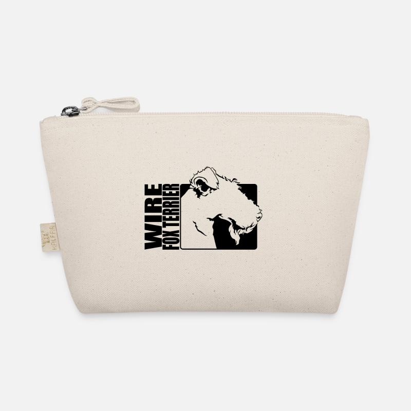 Wire Fox Terrier Profile Dogs Dog Wilsigns Organic Pouch