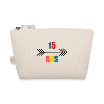 15. 15 ANS. 15e ANNIVERSAIRE. ANNIVERSAIRE 15 ANS. - Trousse biologique - nature - Devant