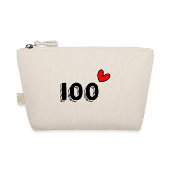 100. 100 ANS. 100e ANNIVERSAIRE. ANNIVERSAIRE 100 - Trousse biologique - nature - Devant