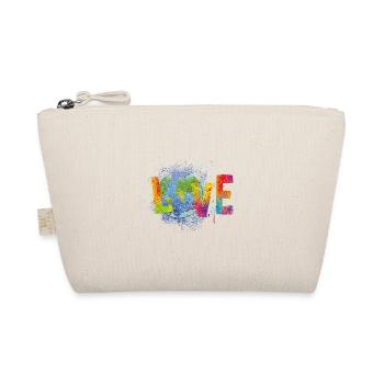 I love my planet - Organic Pouch - nature - Front