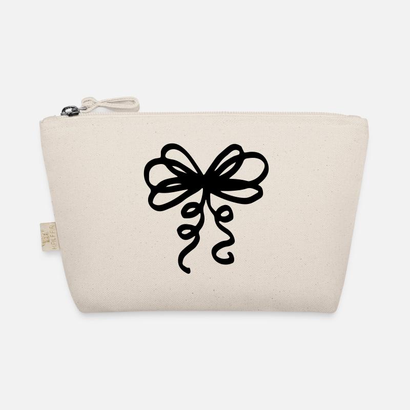 Schleifchen Geschenkband / bow - loop present Bio-Täschchen