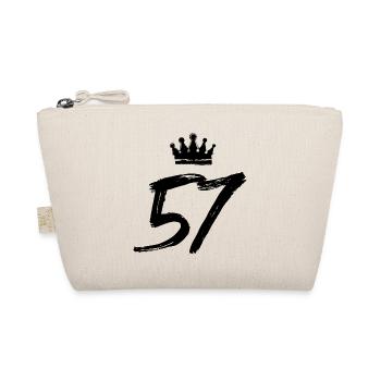 57 Number crown - Organic Pouch - nature - Front