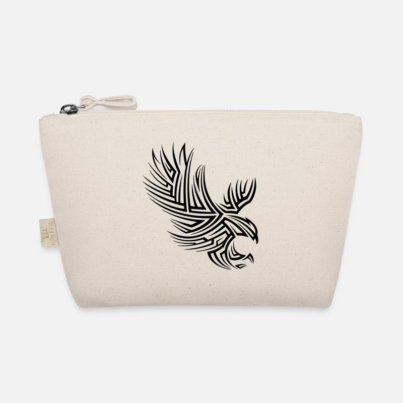 Adler Tribal Tattoo - Bio-Täschchen - Natur