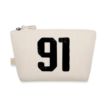 91 number jersey - Organic Pouch - nature - Front