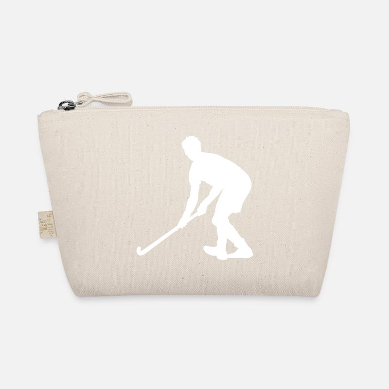 Feldhockeyspieler - Bio-Täschchen - Natur