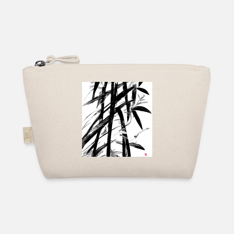 Bambusmalerei Sumi-e Bio-Täschchen