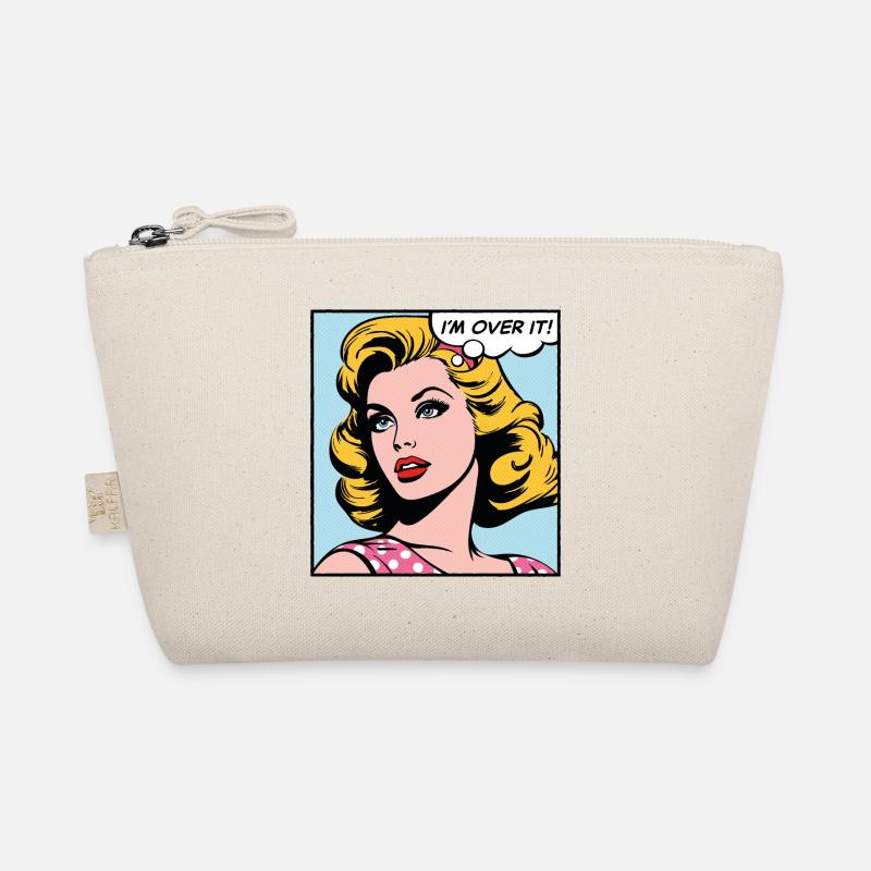 Ich bin drüber, Pop-Art-Mädchen Bio-Täschchen