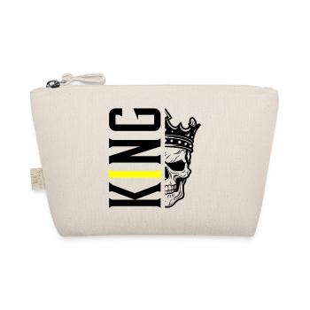 King Skull - Organic Pouch - nature - Front