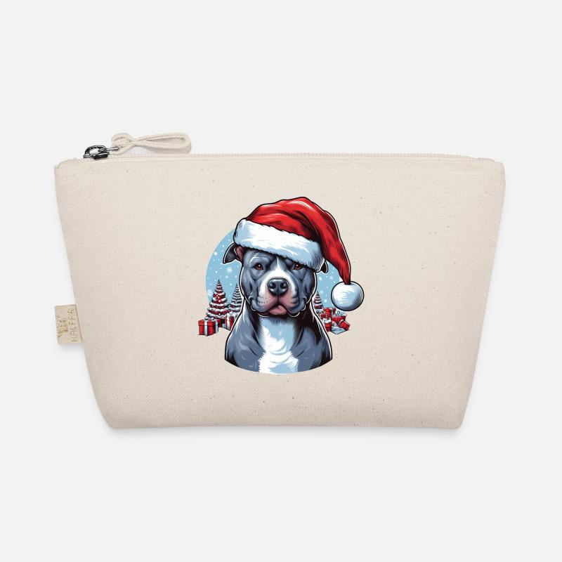 Pitbull Weihnachtsgeschenke Bio-Täschchen
