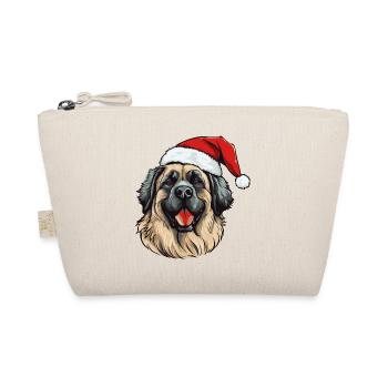 Leonberg chien Noël Portrait de Noël - Trousse biologique - nature - Devant