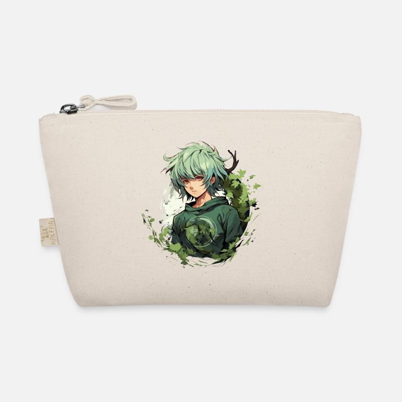 Cooles Manga Design - Bio-Täschchen - Natur