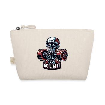 Crâne de musculation No Limit Workout avec haltère - Trousse biologique - nature - Devant