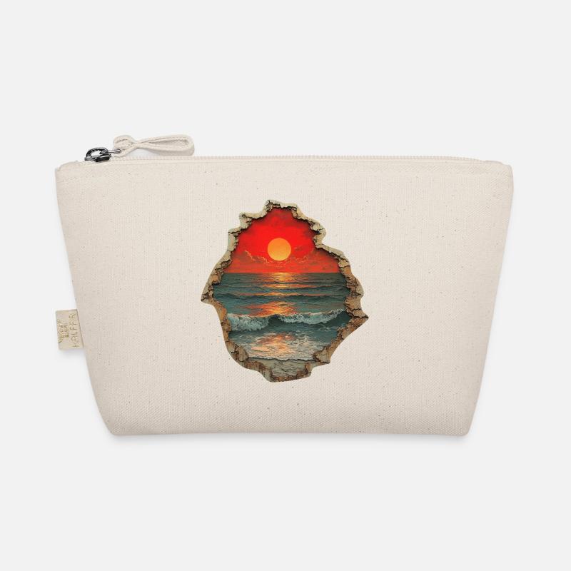 Coucher de soleil Plage Vagues Trousse biologique