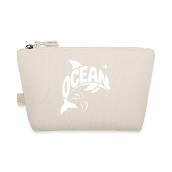 Ocean - Cool Dolphin Ocean Logo - Organic Pouch - nature - Front
