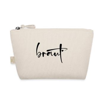Team Braut! Personalisierbar - Bio-Täschchen - Natur - Vorne