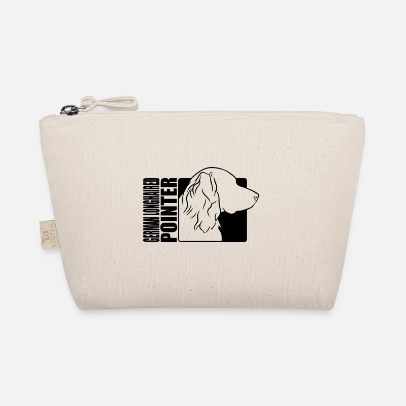 German Longhaired Pointer Profile Dogs Wilsigns Organic Pouch