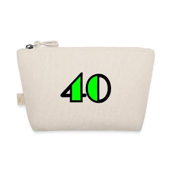 40. GEBURTSTAG. ALLES GUTE ZUM GEBURTSTAG! - Bio-Täschchen - Natur - Vorne
