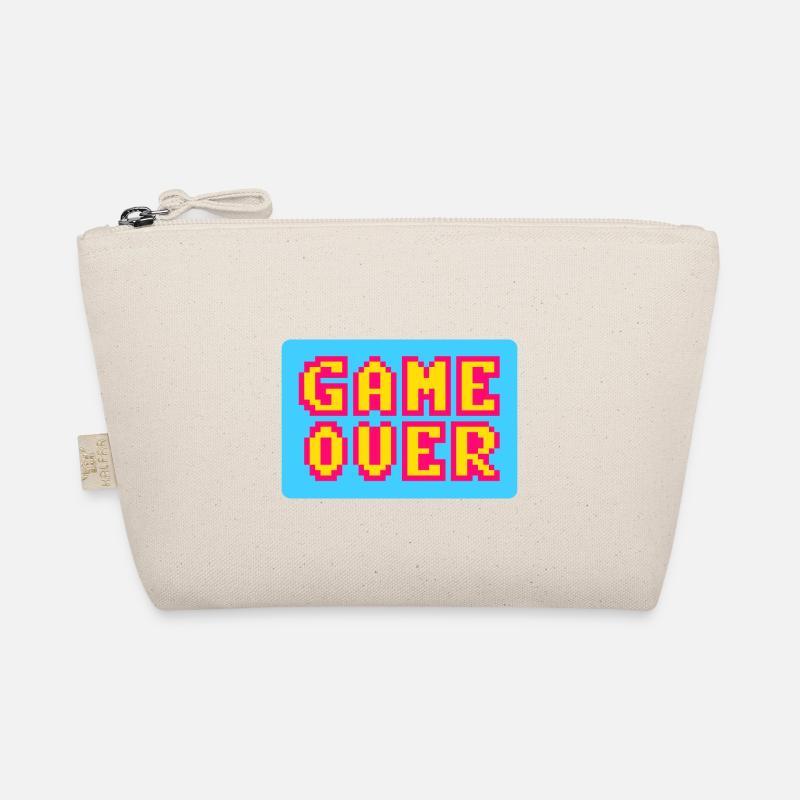Game Over Retrogaming Vintage-Pixel Bio-Täschchen