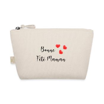 MAMAN. FÊTE DES MÈRES. BONNE FÊTE MAMAN. JE T'AIME - Trousse biologique - nature - Devant