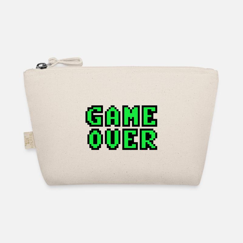 Game Over Retrogaming Vintage-Pixel Bio-Täschchen