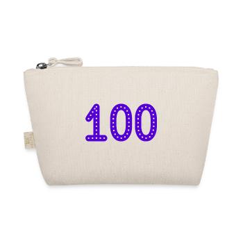 100. 100 JAHRE. 100-JÄHRIGES JUBILÄUM. 100. GEBURTSTAG - Bio-Täschchen - Natur - Vorne