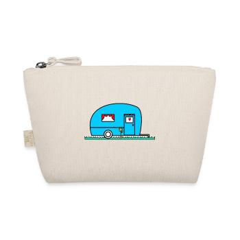 caravan. winnow. CAMPING CAR. camping. summer. humor. - Organic Pouch - nature - Front