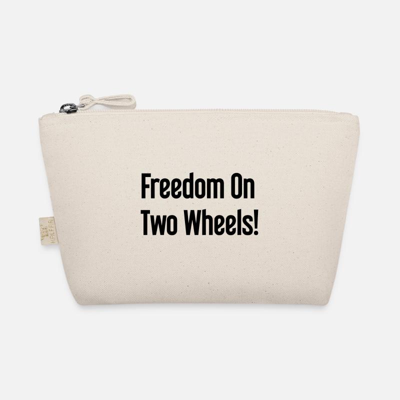 Freedom on Two Wheels - Cyclist Design Organic Pouch