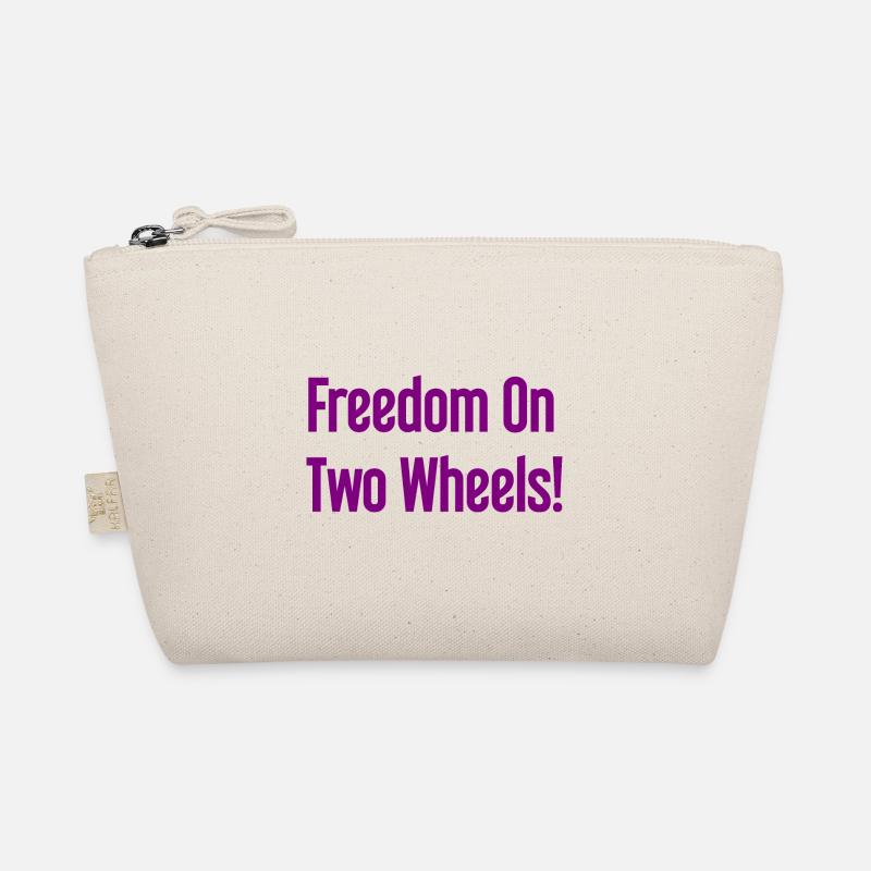 Freedom on Two Wheels - Cyclist Design Organic Pouch