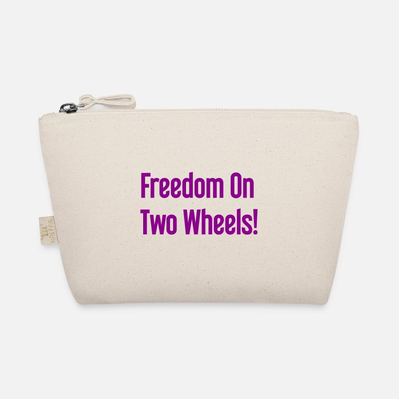 Freedom on Two Wheels - Cyclist Design Organic Pouch