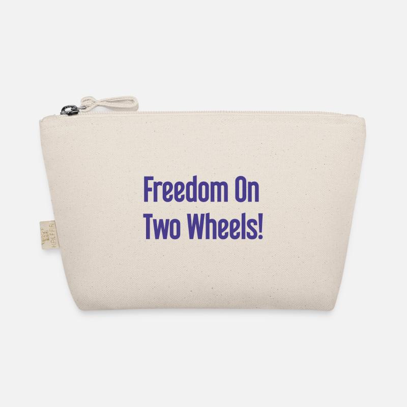 Freedom on Two Wheels - Cyclist Design Organic Pouch